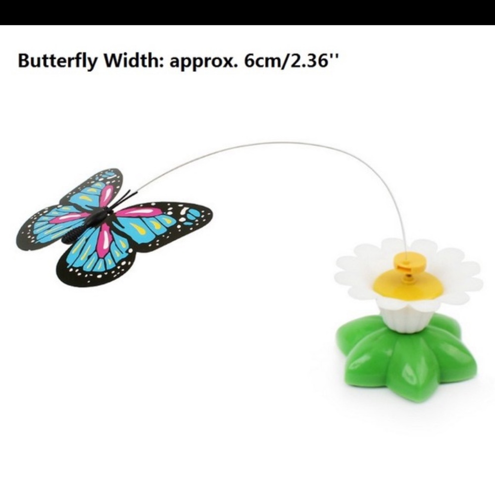 Cat Toys Interactive Electric Rotating Butterfly